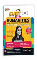 Educart CUET UG Entrance Exam Books 2024 Humanities CBSE Supplementary Book of History | Political Science | Geography | Economics (Additional Topics + Past Year Papers + Mock Papers)