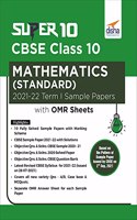 Super 10 CBSE Class 10 Mathematics (Standard) 2021-22 Term I Sample Papers with OMR Sheets