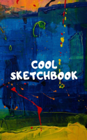 Cool Sketchbook: Notebook for Drawing, Writing, coloring, Painting, Sketching or Doodling, 60 Pages, 8.5x11 (Premium Abstract Cover vol.5)