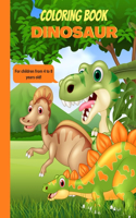 Dinosaur Coloring Book For Children from 4 to 8 years old: 34 dinosaurs to color - Coloring book for toddlers, boys, girls and preschoolers - A magical gift for children