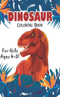 Dinosaur Coloring Book for Kids Ages 4-8!