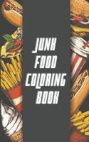 Junk Food Coloring Book