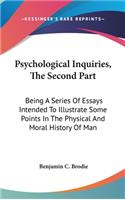Psychological Inquiries, The Second Part