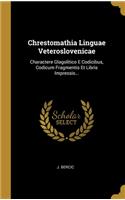 Chrestomathia Linguae Veteroslovenicae: Charactere Glagolitico E Codicibus, Codicum Fragmentis Et Libris Impressis...