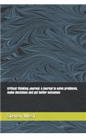 Critical Thinking Journal