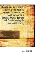 National and Local Finance, a Review of the Relations Between the Central and Local Authorities in E