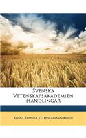 Svenska Vetenskapsakademien Handlingar: (Swedish)