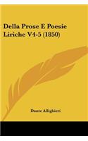 Della Prose E Poesie Liriche V4-5 (1850)