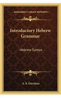 Introductory Hebrew Grammar