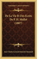 De La Vie Et Des Ecrits De P. H. Mallet (1807)