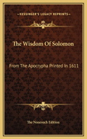 Wisdom Of Solomon