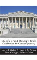 China's Grand Strategy from Confucius to Contemporary