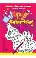 Fröhliche Bilder zum Ausmalen: Malspaß zum Geburtstag