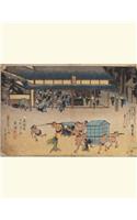 Landscape at Kusatsu, Ando Hiroshige. Blank Journal