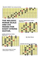 Melodic Minor Scale and its Modes for Eight String Guitar