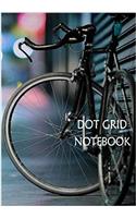 Dot Grid Notebook Bicycle: 110 Dot Grid Pages