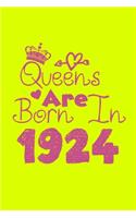 Queens Are Born In 1924 Notebook