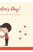Happy Valentine's Day Notebook, perfect for everyday use. - Gift for your partner.