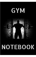 Gym Notebook: Gym Journal; Squat, Bench, Deadlift Notebook, Weightlifting Notebook; Gym Planner; Gym Class Tracker; 6x9inch Notebook with 108-wide lined pages