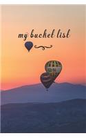 My Bucket List