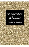 Semester Planer 2019 / 2020: A5 Coole Geschenkidee PUNKTIERT zum Studium - Notizbuch für Studenten - Studienbeginn - Erstes Semester - Pruefung - Geburtstag - Terminkalender