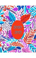 2020-2021 Financial Year Diary Planner: Week on Two Pages - Ideal Tax Return Helper - Large 8.5"x 11" Size - Unique BoHo Cover