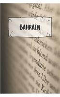 Bahrain: Ruled Travel Diary Notebook or Journey Journal - Lined Trip Pocketbook for Men and Women with Lines