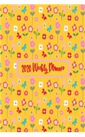 2020 Weekly Planner: Weekly Dated Diary Planner For Women and Girls - Wildflower Themed Cover