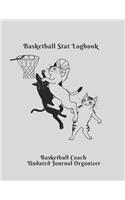 Basketball Stat Logbook Basketball Coach Undated Journal Organizer