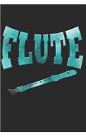 Flöte Notizbuch