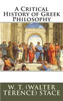 A Critical History of Greek Philosophy