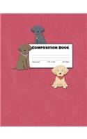 Composition Book Wide Ruled 7.44