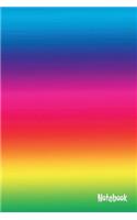 Notebook: Colorful Rainbow College-Ruled Composition Notebook/Journal 6 X 9 120: Notebook For Study