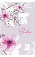 Sheikha: Custom Muslim Name Notebook/Journal - Personalized Islamic Gift for Women (Pink Floral Design)
