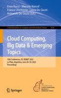 Cloud Computing, Big Data & Emerging Topics