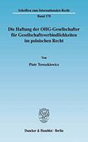 Die Haftung Der Ohg-Gesellschafter Fur Gesellschaftsverbindlichkeiten Im Polnischen Recht
