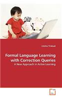 Formal Language Learning with Correction Queries