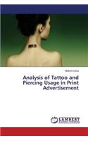 Analysis of Tattoo and Piercing Usage in Print Advertisement