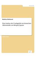 Eine Analyse der Crashgefahr am deutschen Aktienmarkt am Beispiel Japans