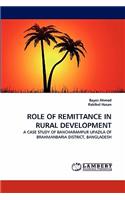 Role of Remittance in Rural Development