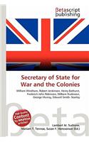 Secretary of State for War and the Colonies: (English)