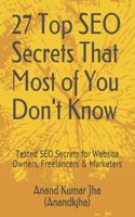 27 Top SEO Secrets That Most of You Don't Know
