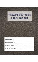 Temperature Log Book: Monitor the temperature of your catering equipment over a 2 Year period Temperature log book to assist with the requirement for a documented food sa