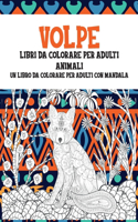 Libri da colorare per adulti - Un libro da colorare per adulti con Mandala - Animali - Volpe