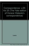 The Yale Editions of Horace Walpole's Correspondence, Volume 25
