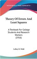 Theory Of Errors And Least Squares