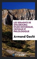 Les Serments de Strasbourg