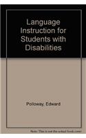Language Instruction for Students with Disabilities