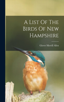 List Of The Birds Of New Hampshire