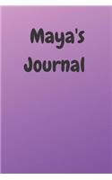 Maya's Journal